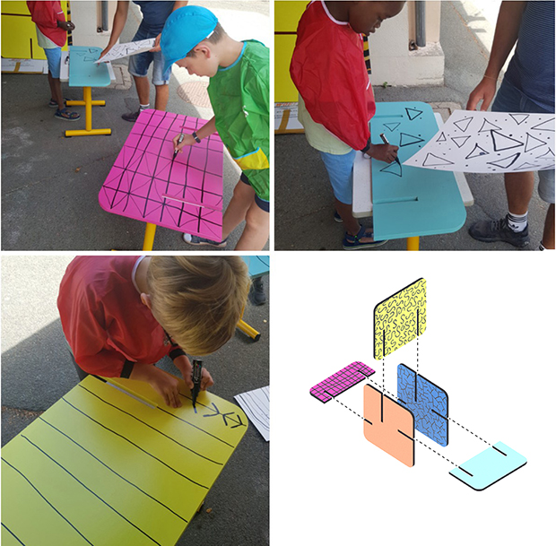 Patchwork - Mobilier enfant - Ville d'Angers par Chape&Mache
