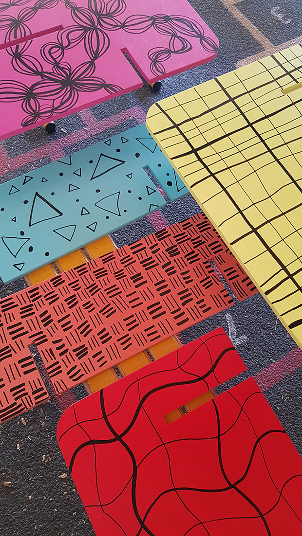 Patchwork - Mobilier enfant - Ville d'Angers par Chape&Mache