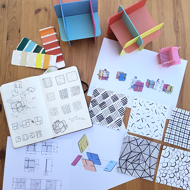 Dessin Patchwork Angers Inspiration par Chape et Mache