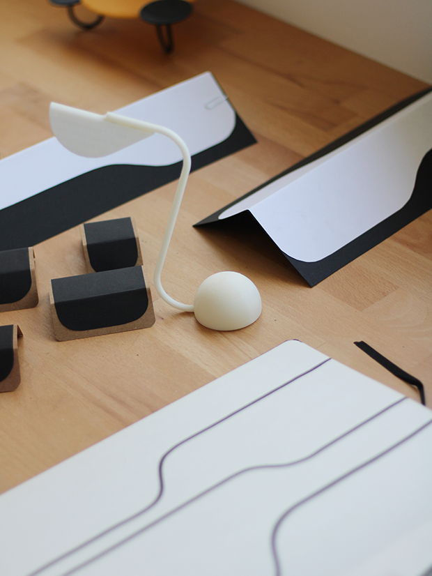 Chape et Mache - Detail design maquette et dessin