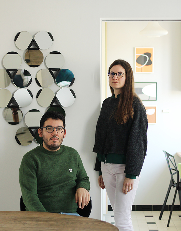 Chape et Mache Portrait duo Aurelie Chpalle Et David Machado